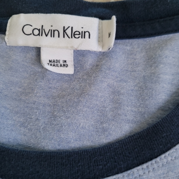 Mens Blue Calvin Klein Tshirt Size XXL - Picture 4 of 7